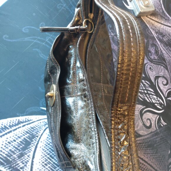 COACH brown leather shoulder bag 11009 - Picture 4 of 10